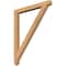 Ekena Millwork Traditional Arts & Crafts Smooth Bracket, Western Red Cedar, 3 1/2"W x 40"D x 48"H BKT04X40X48TRA03SWR - alternate 1